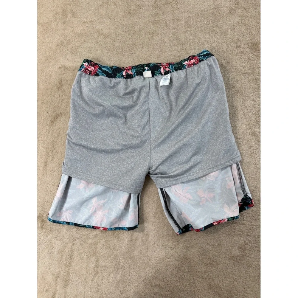 Fair‎ Harbor Swim trunks Shorts Men's XL Colorful Botanical Print AOP Lined EUC